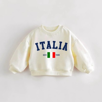 ITALIA EST.1946 ベビー幼児用スウェットシャツ - クリーム - 3～5歳 - image 1