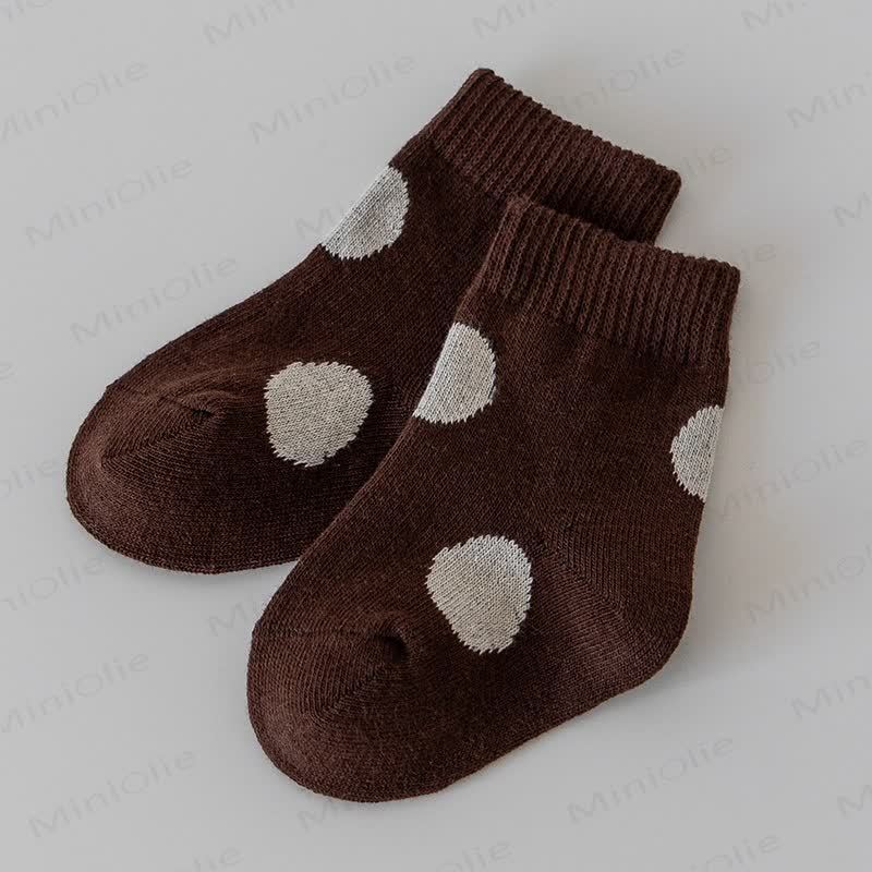 ベビー幼児用ラブリードットソックス