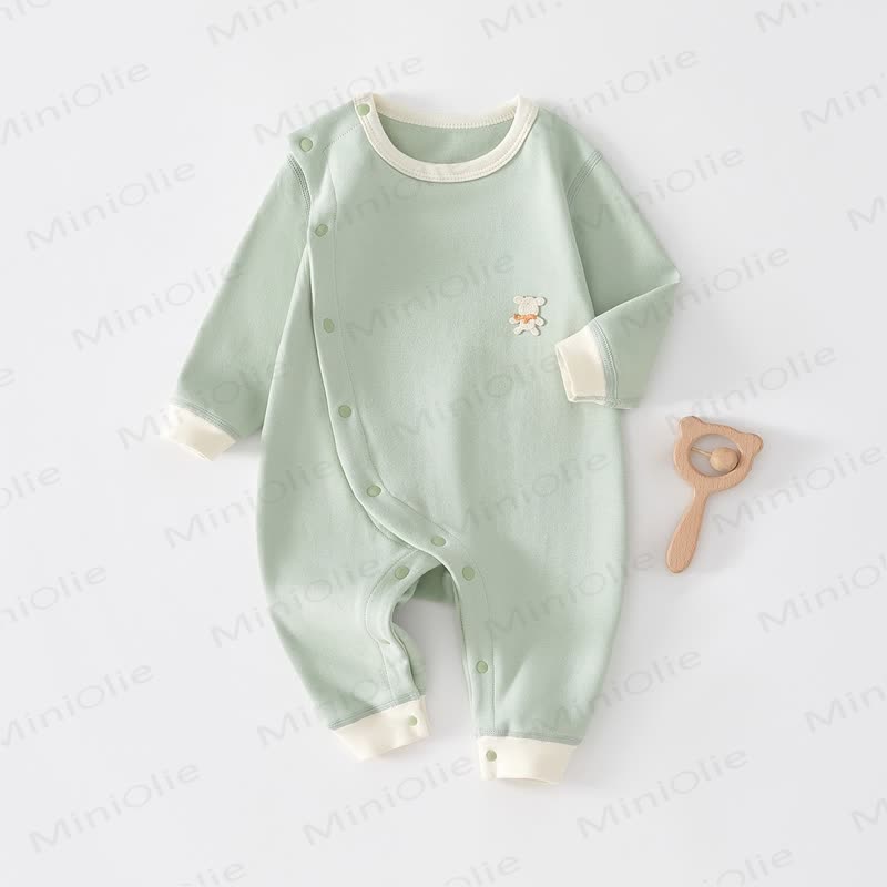 ベビーベア シームレス ソフトロンパー - 緑 - 12～18ヶ月 - image 1