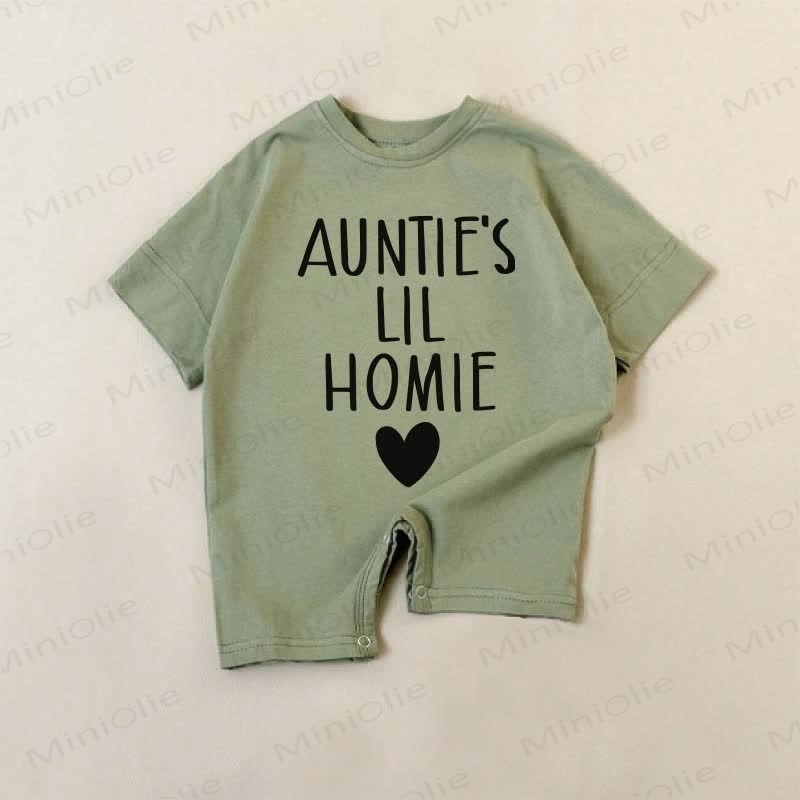 AUNTIE'S LIL HOMIEベビーグリーン ロンパー - 緑 - 18～24ヶ月 - image 1