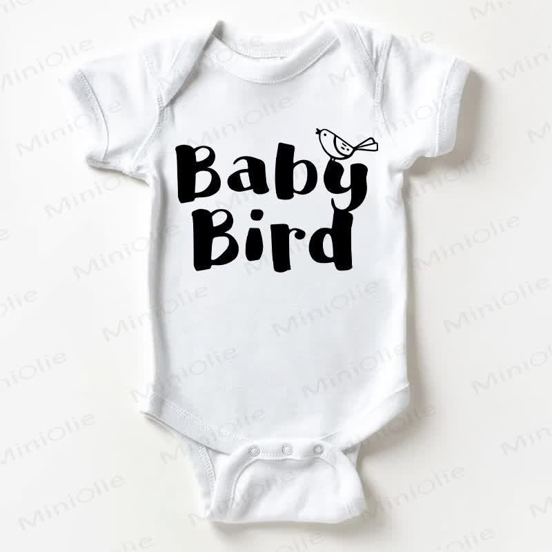 BABY BIRDベビーホワイトボディスーツ - 白 - 18～24ヶ月 - image 1