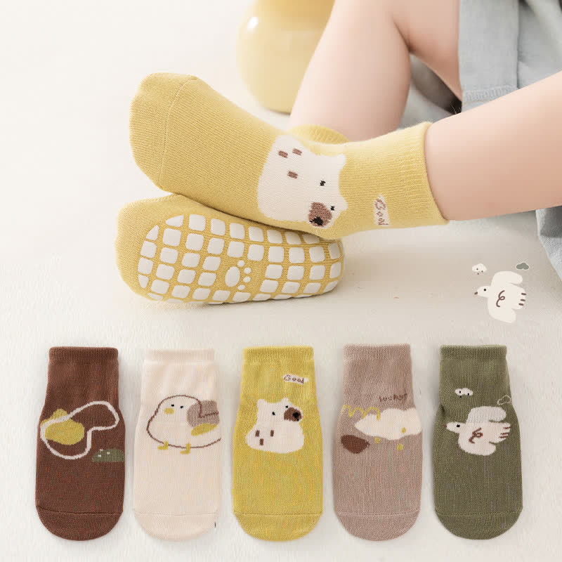 ベビー幼児用動物ダックフロアソックス - image 1