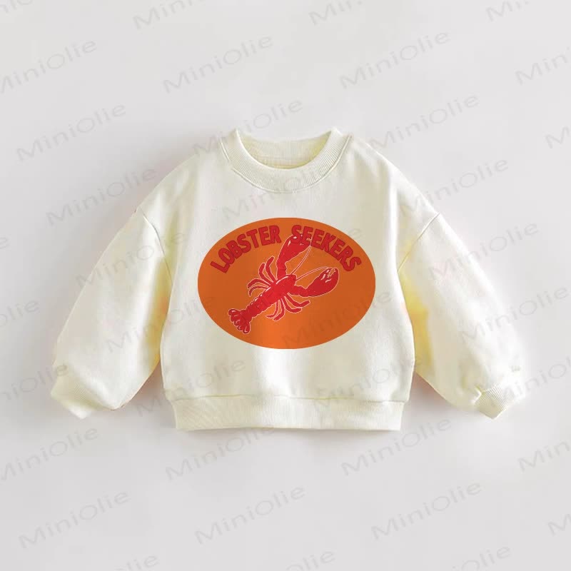 LOBSTERシーカーズ ベビー 幼児用スウェットシャツ - クリーム - 3～5歳 - image 1