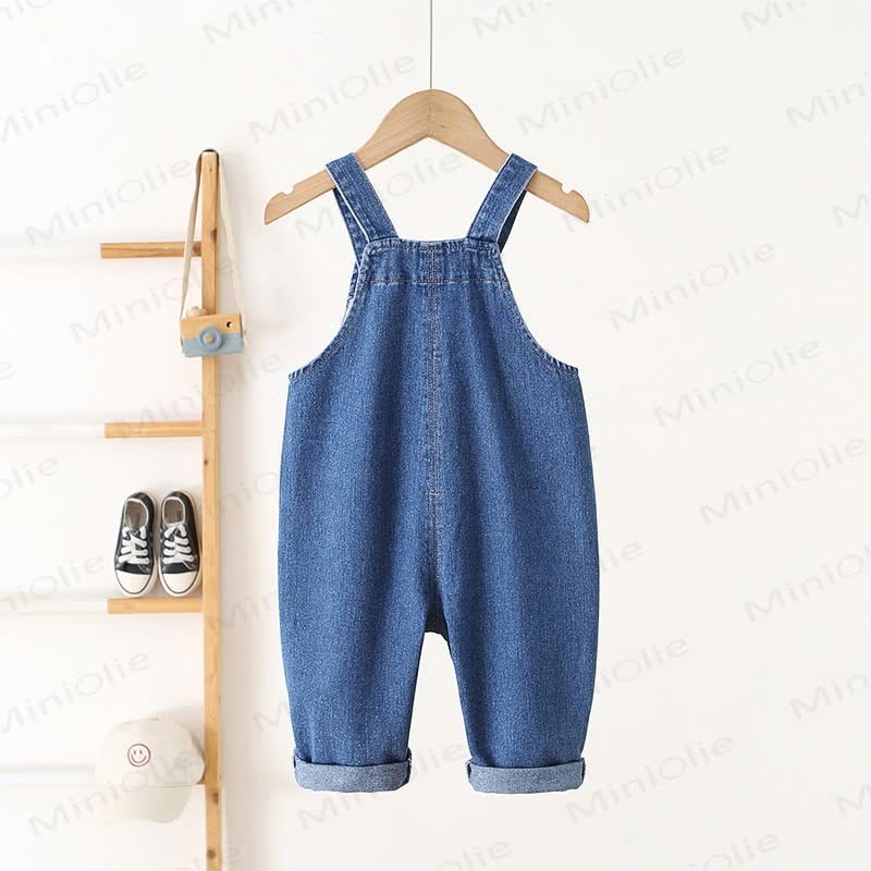 幼児用車の刺繍ポケット付きオーバーオール - image 2