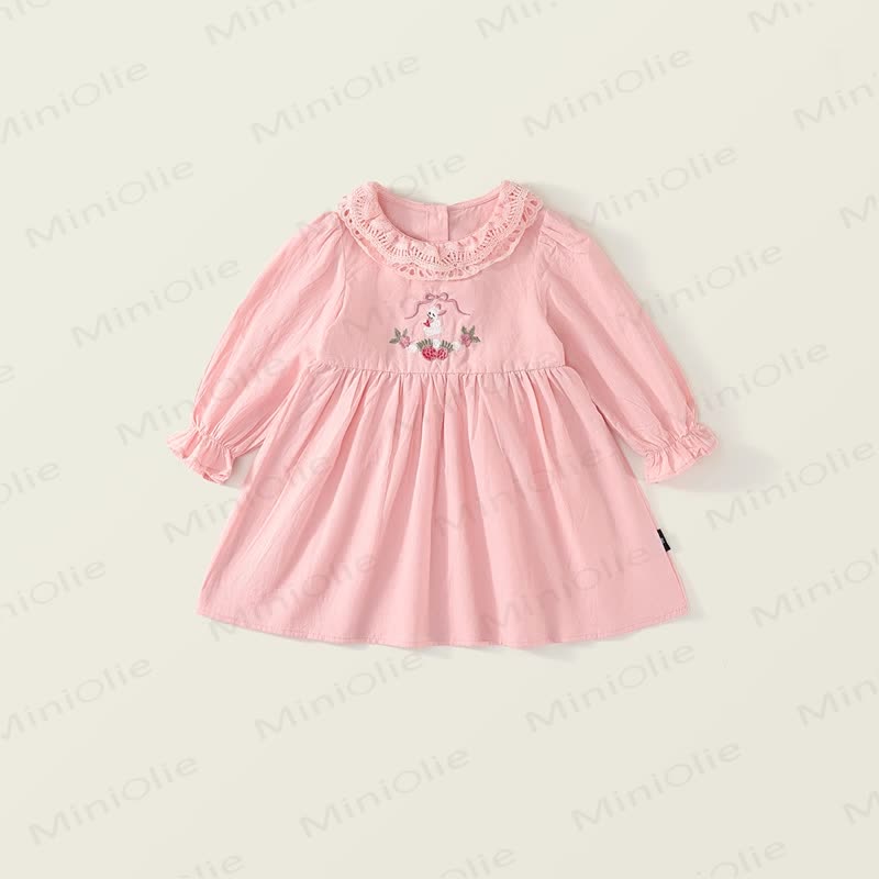 幼児用ストロベリーリボンバニースイートドレス - ピンク - 10歳 - image 1