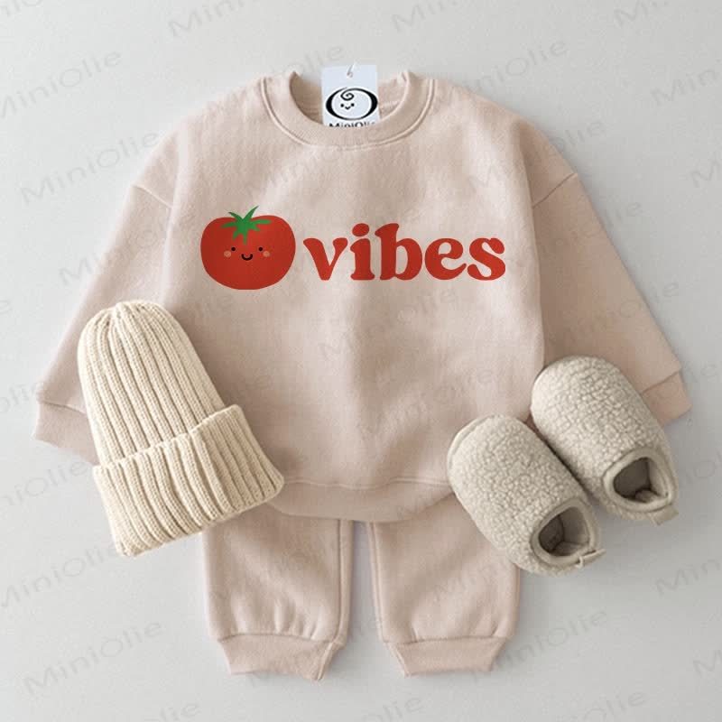 VIBESベビートマト 2ピース ベージュセット - ベージュ - 2～3歳 - image 1