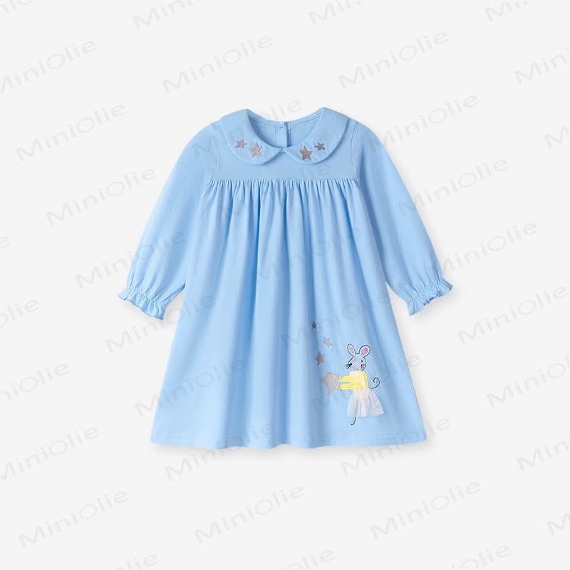 幼児用ブルースターマウスポロドレス - 青 - 6～7歳 - image 1