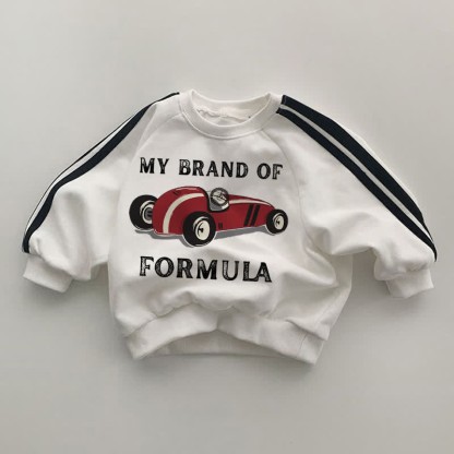 MY BRAND OF FORMULAベビーホワイトスウェットシャツ - 白 - 2～3歳 - image 1