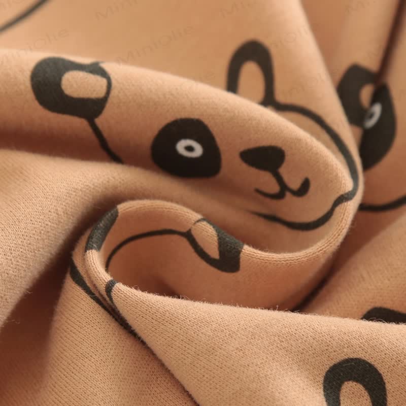 新生児用パンダ着物ボディスーツ - image 2