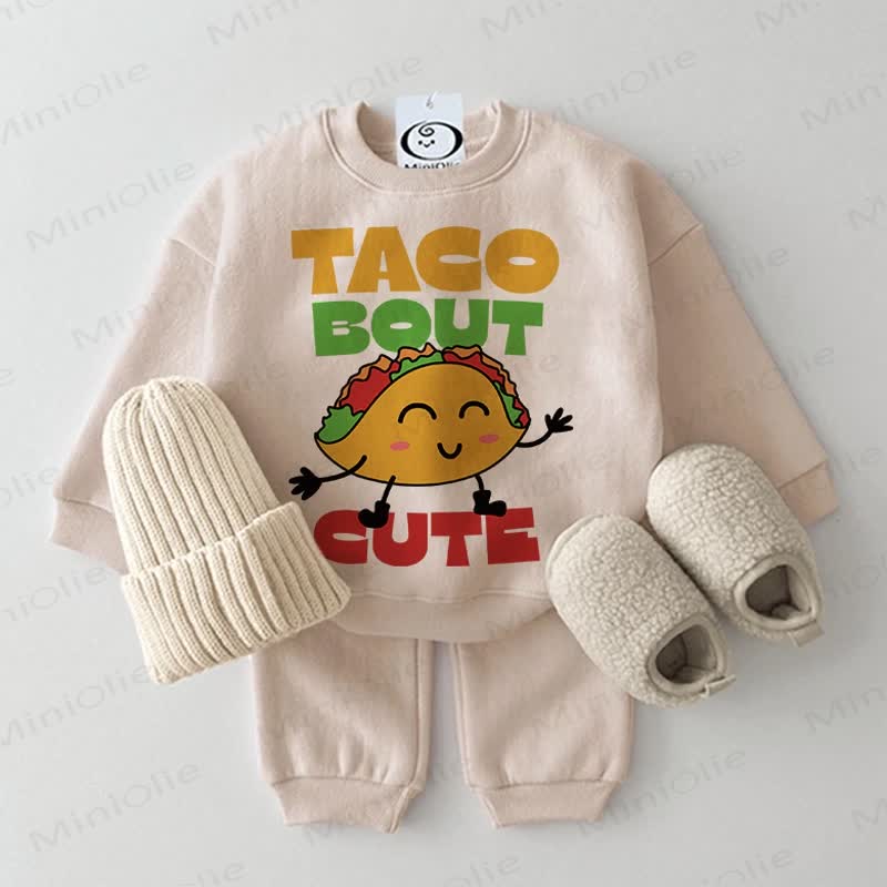 TACO BOUT CUTEベビー 2点セット ベージュ - ベージュ - 2～3歳 - image 1