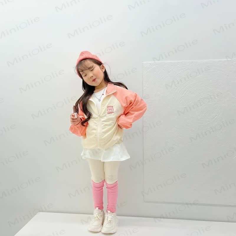 幼児用カラーブロックリブレギンス - image 5