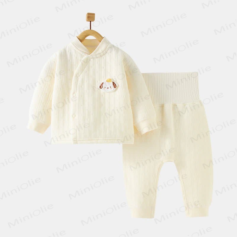 ベビーベア トップス＆パンツ 2点パジャマセット - ベージュ - 18～24ヶ月 - image 1