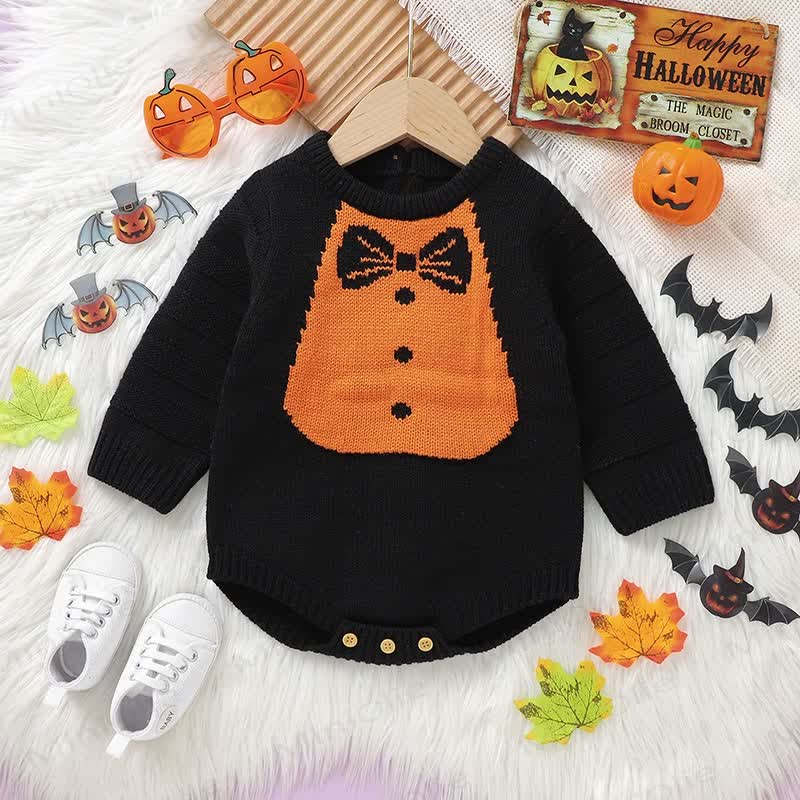 ベビーハロウィンニットボディスーツ - image 2