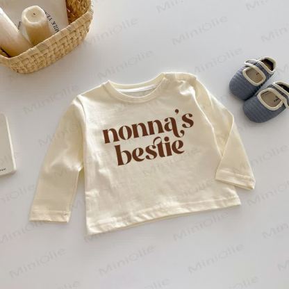 NONNA'S BESTIEトップス a maniche lunghe ベージュ パーネオナティ - ベージュ - 2～3歳 - image 1