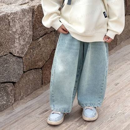 幼児男の子用クラシックデニムパンツ - image 3