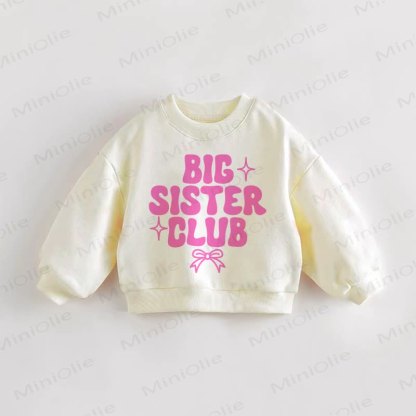BIG SISTER CLUB幼児用 ボウ スウェットシャツ - クリーム - 3～5歳 - image 1