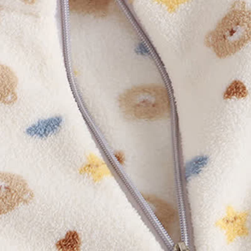 幼児用かわいい動物柄フリース2点セット - image 9