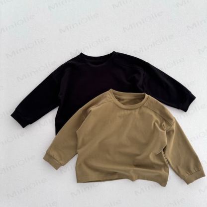 キッズ無地カジュアルTシャツ - image 7