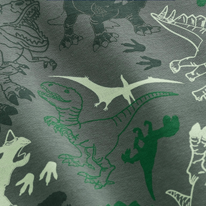 キッズボーイズ恐竜グレーグリーンスウェットシャツ - image 4