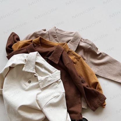 キッズ無地ポロシャツ - image 2