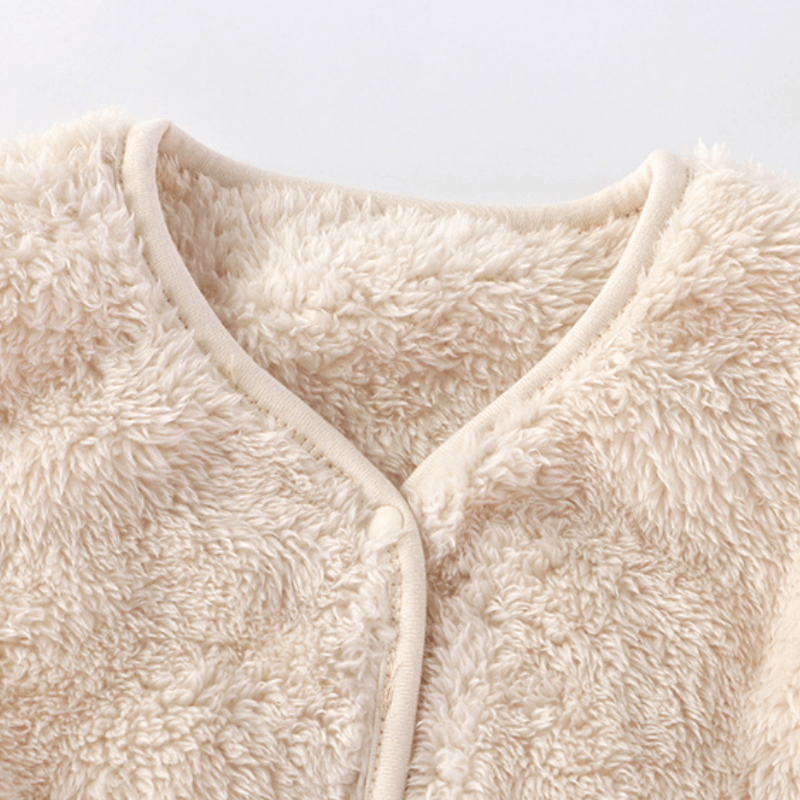 ベビー幼児用無地フリースベストジャケット - image 5