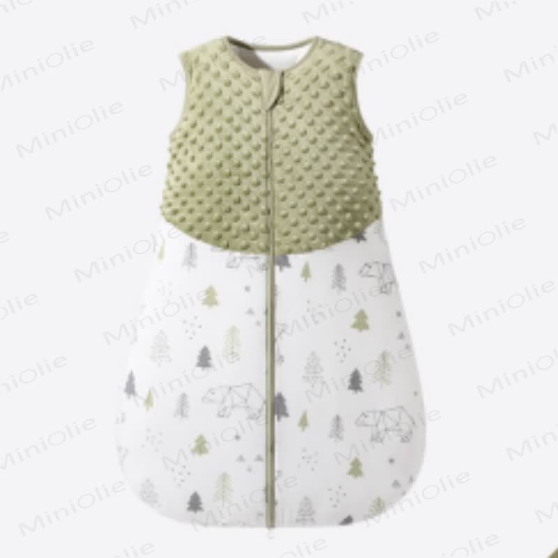 ベビー用キュートプリントコットン寝袋 - 緑 - 12～24ヶ月 - image 6