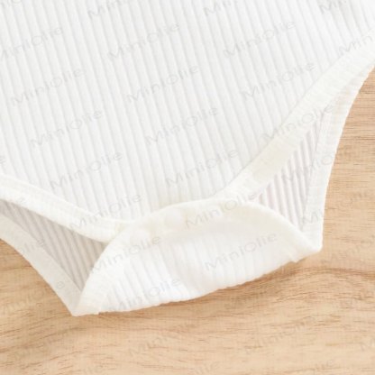 ベビー ブラック ホワイト チェック柄 サスペンダースカート 2ピースセット - image 14