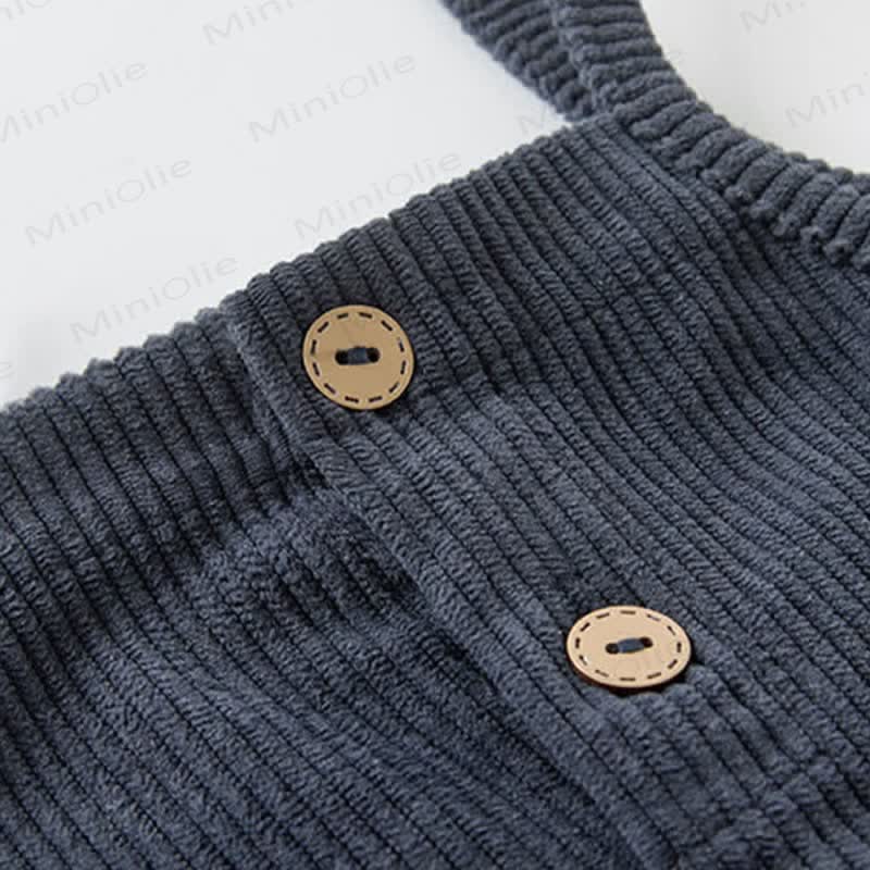 ベビー幼児用バニーコーデュロイオーバーオール - image 7