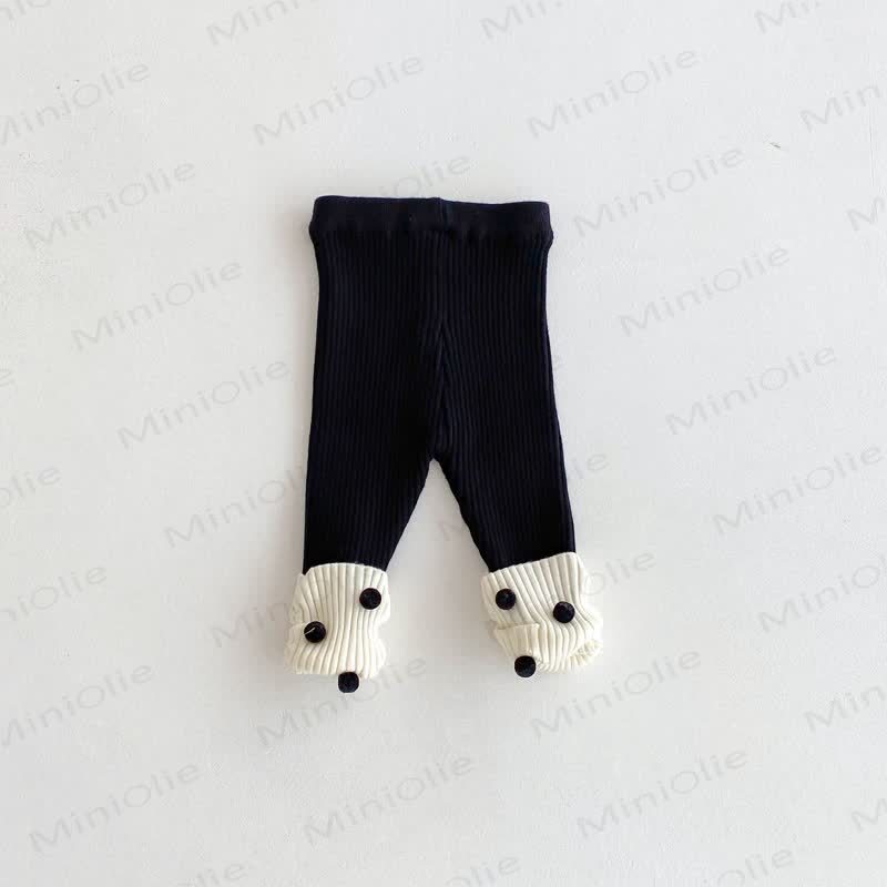 ベビーガールズニットドットレギンス - image 5