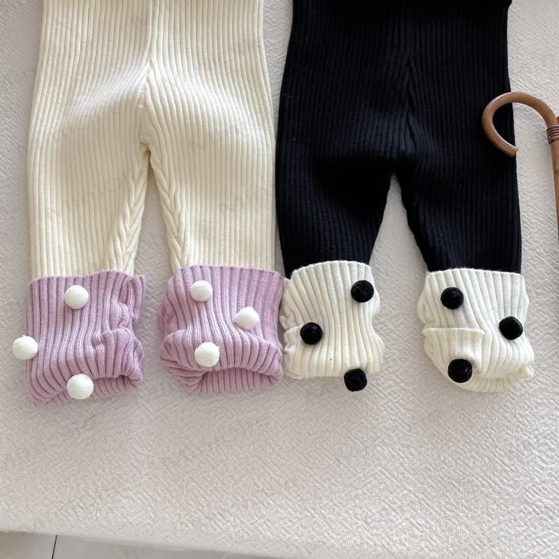 ベビーガールズニットドットレギンス - image 8