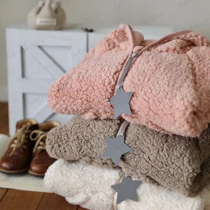 幼児用シェルパフード付きジャケット - image 9