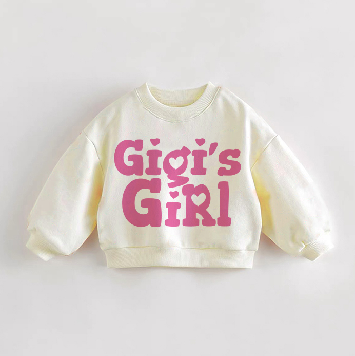 GIGI'S GIRL幼児用スウェットシャツ - クリーム - 3～5歳 - image 1