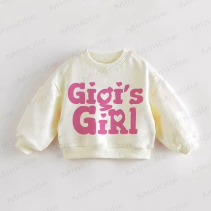 GIGI'S GIRL幼児用スウェットシャツ - クリーム - 3～5歳 - image 1