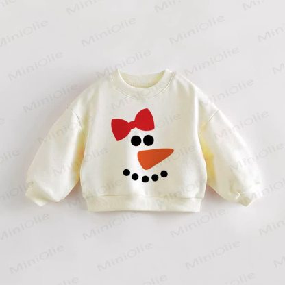ベビー幼児用スノーマンスウェットシャツ - クリーム - 3～5歳 - image 1