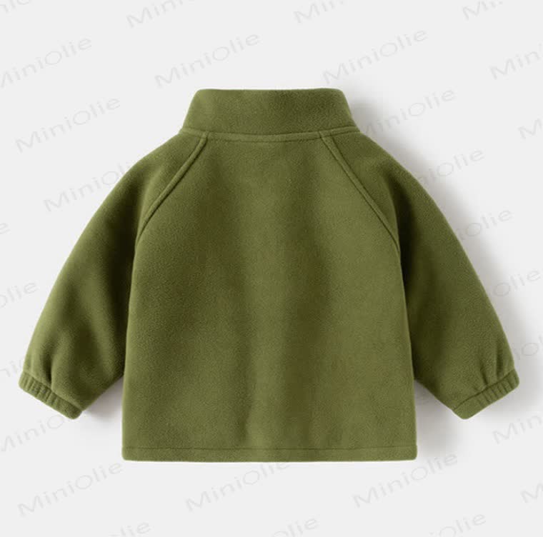 幼児用ポーラーフリーススタンドカラーアウター - image 10