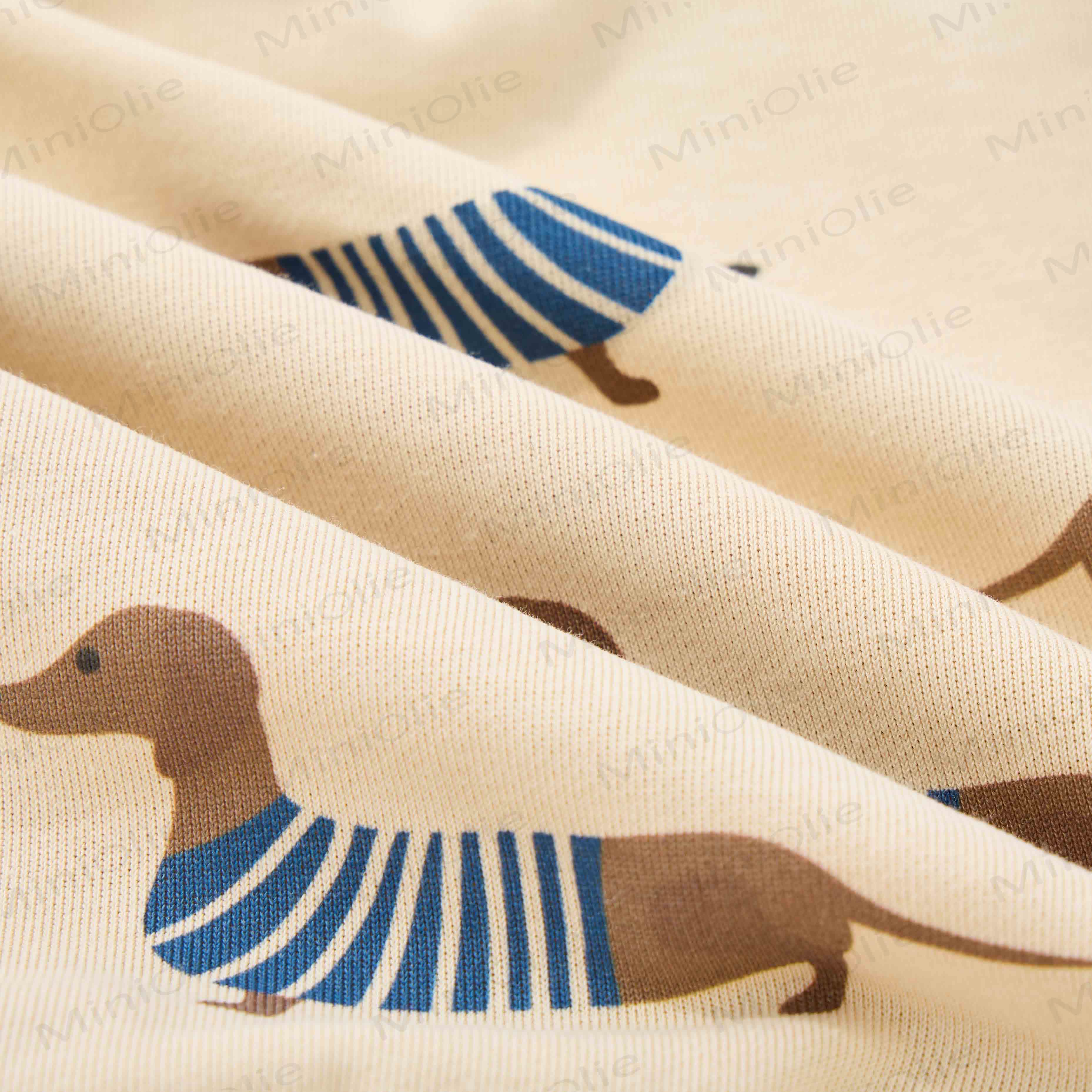 ベビーダックスフント 2ピース ベージュセット - image 3