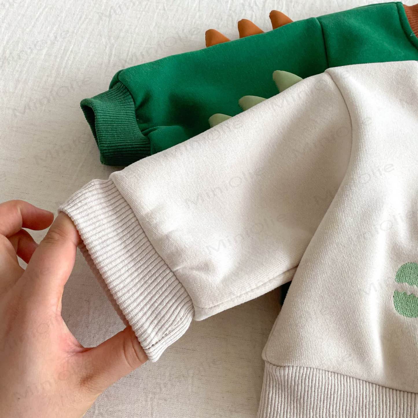 DINOSAURベビー 幼児 男の子 フリース裏地 トップス＆パンツ - image 8