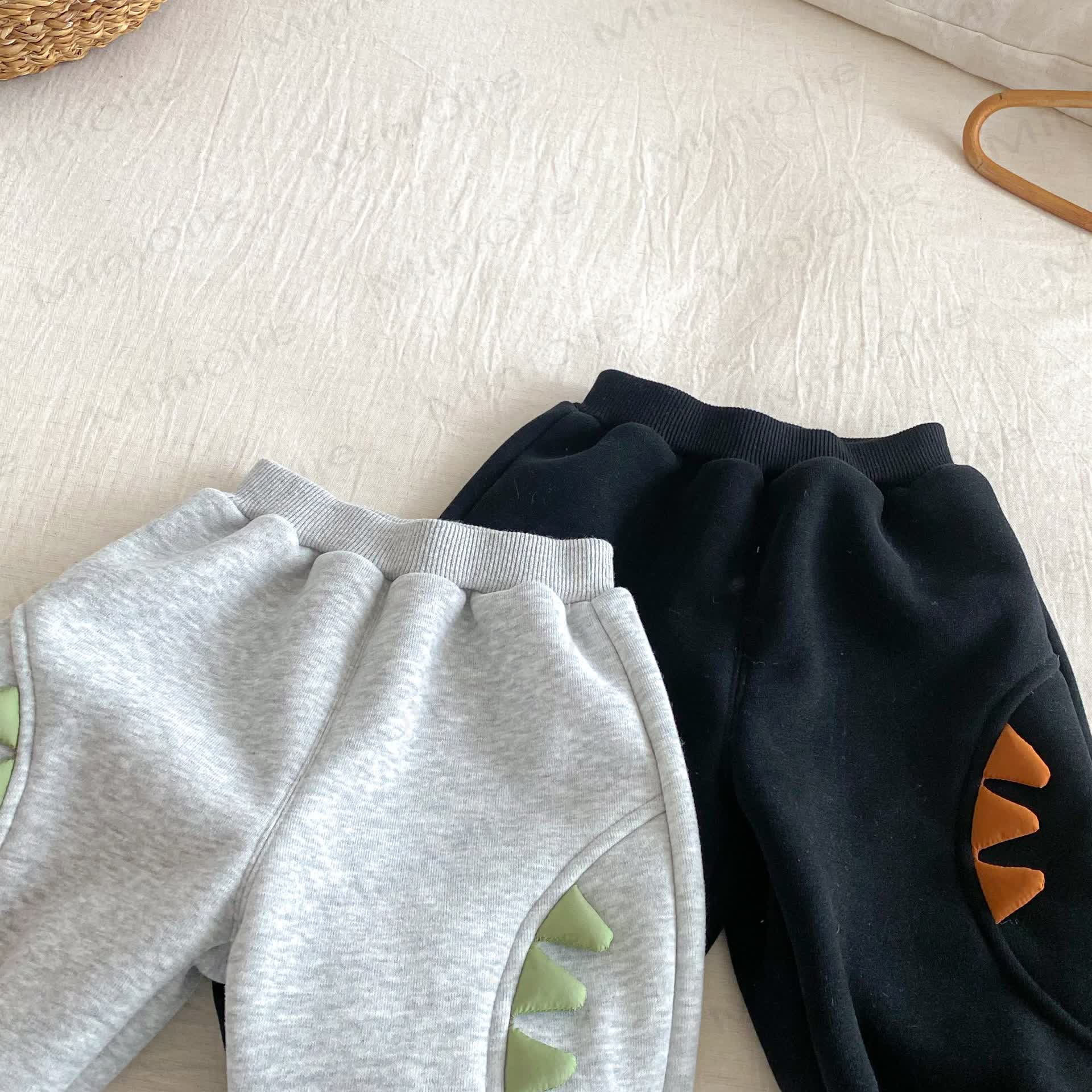 DINOSAURベビー 幼児 男の子 フリース裏地 トップス＆パンツ - image 12