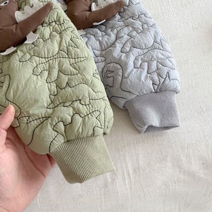 ベビー 幼児 男の子 恐竜 キルティング ジョガーパンツ - image 8