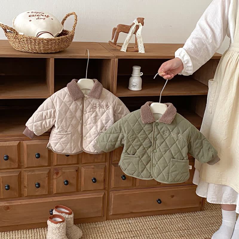 ベビー幼児用キルティングキルティングアウターウェア - image 8