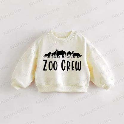 ZOO CREWベビー 幼児用 クリーム スウェットシャツ - クリーム - 3～5歳 - image 1