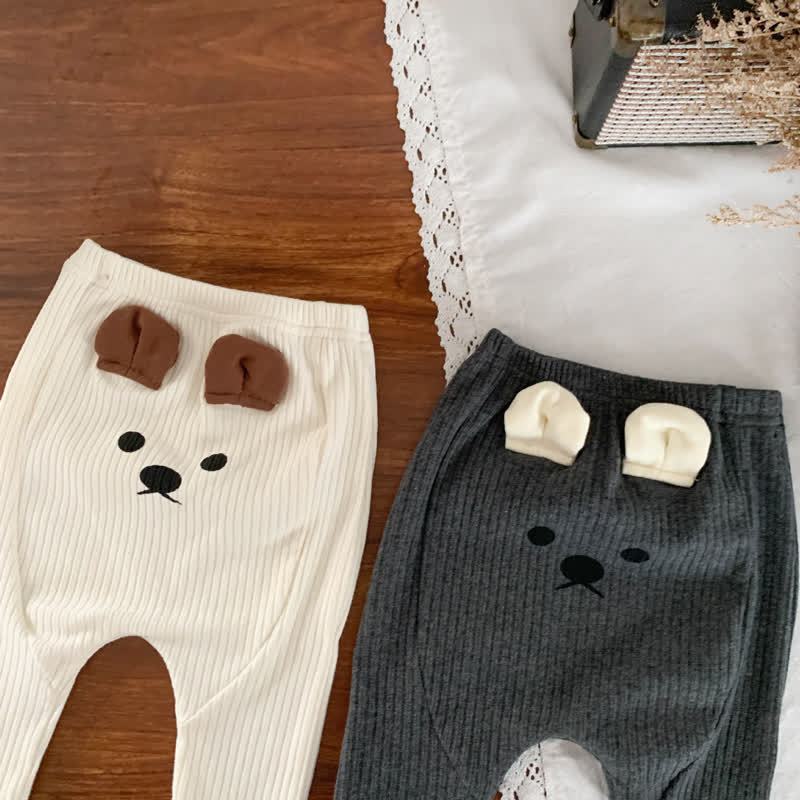 女の子用猫柄レギンス - image 4