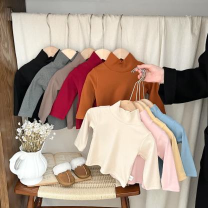 ベビータートルネック 快適無地Tシャツ - image 4