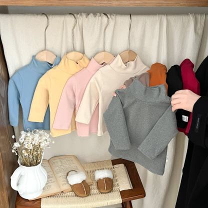 ベビータートルネック 快適無地Tシャツ - image 5