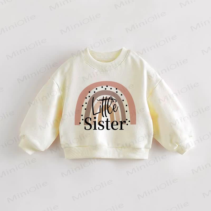 BIG/LITTLE SISTERベビー幼児用スウェットシャツ - image 2