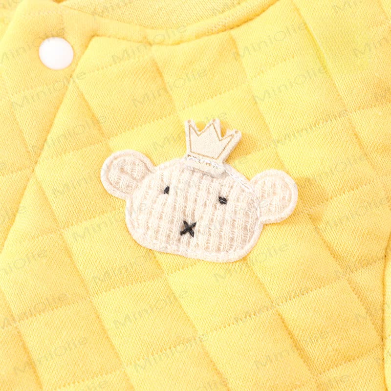 ベビー無地キルティングベストアウターウェア - image 9