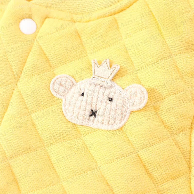 ベビー無地キルティングベストアウターウェア - image 9