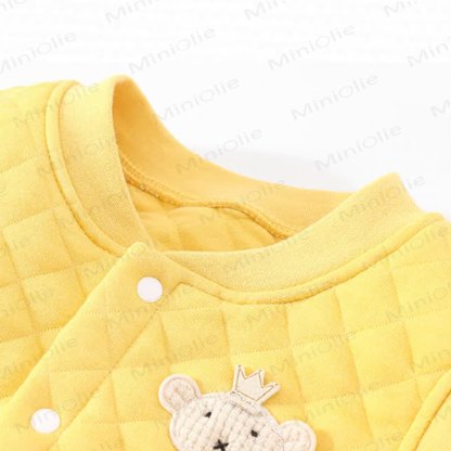 ベビー無地キルティングベストアウターウェア - image 7