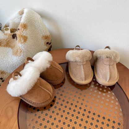 ベビー幼児用フリース裏地シューズ - image 1