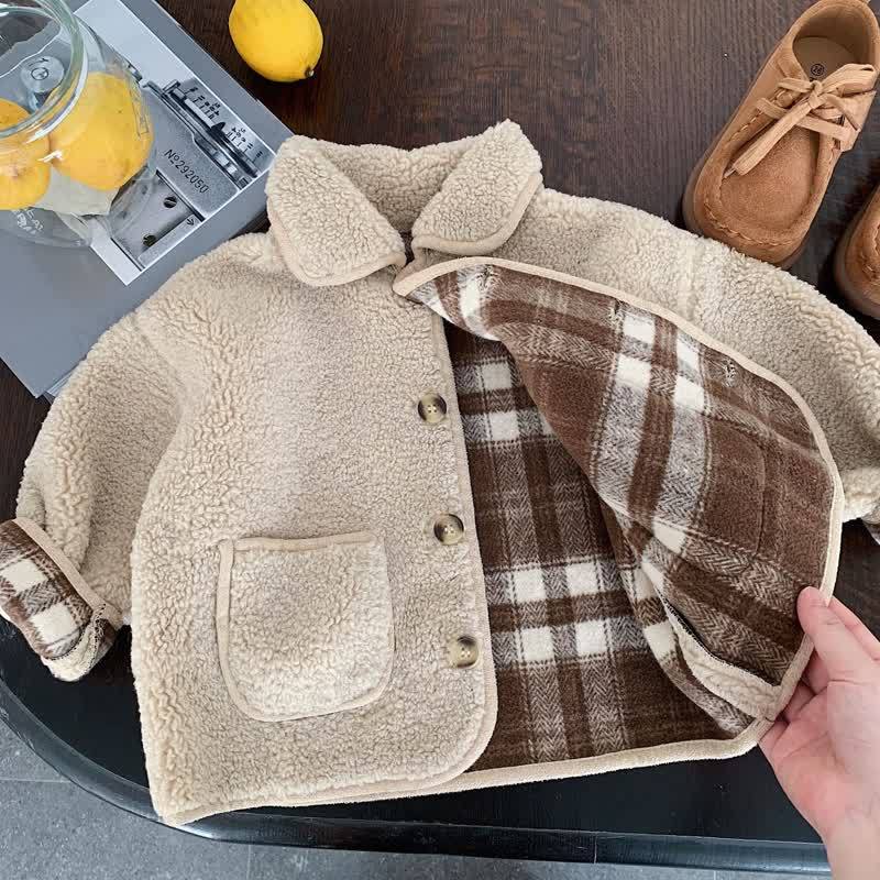 ベビー無地ラペルアウター - image 5